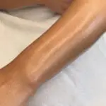 Peau lisse après crème