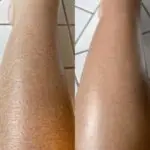 avant/après velours karité