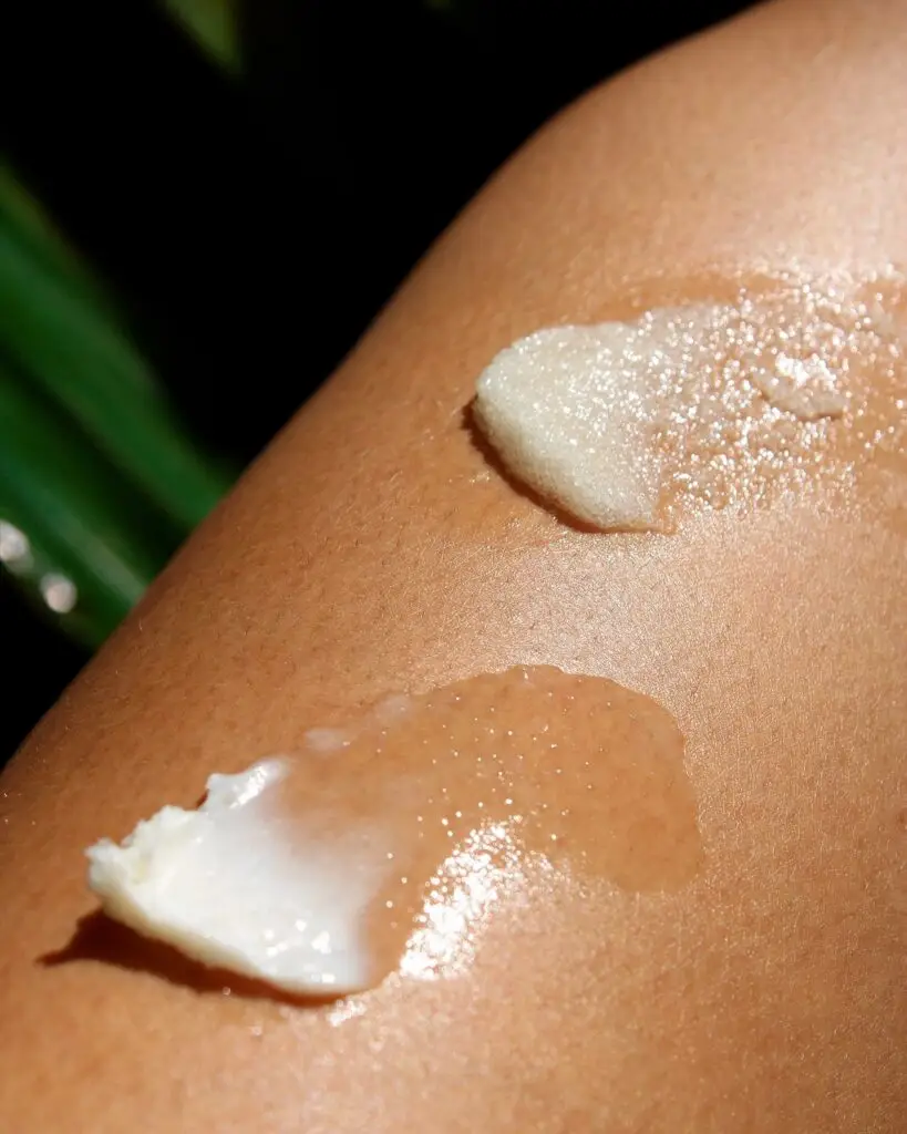 Etalement de la crème